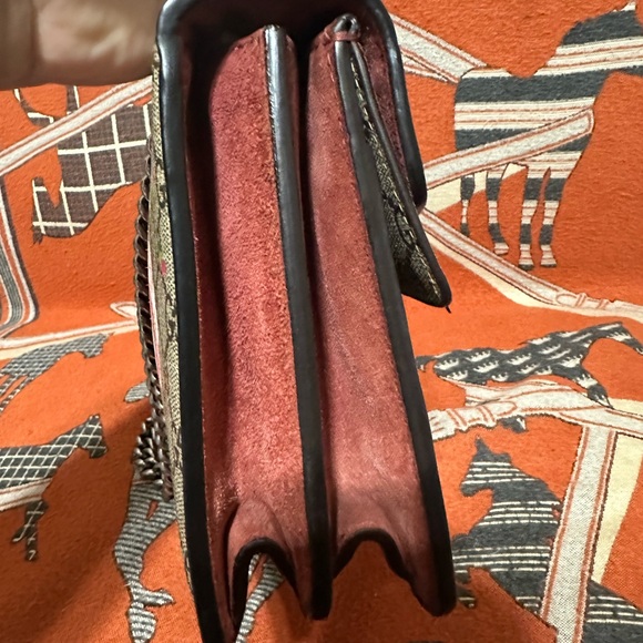 GUCCI ❤️🌟DIONYSUS GG SUPREME BLOOMS W/ SILVER-TONED TIGER HEAD CLOSURE⭐️ - Picture 6 of 14